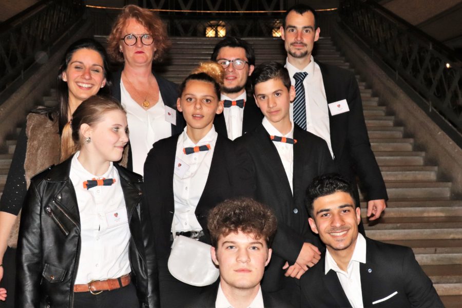 Déplacement sur Paris pour une prestation cocktail au Palais d’Iena avec nos jeunes